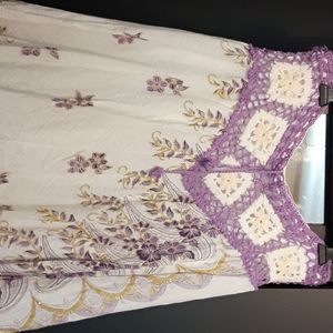 Crocheted waist skirt